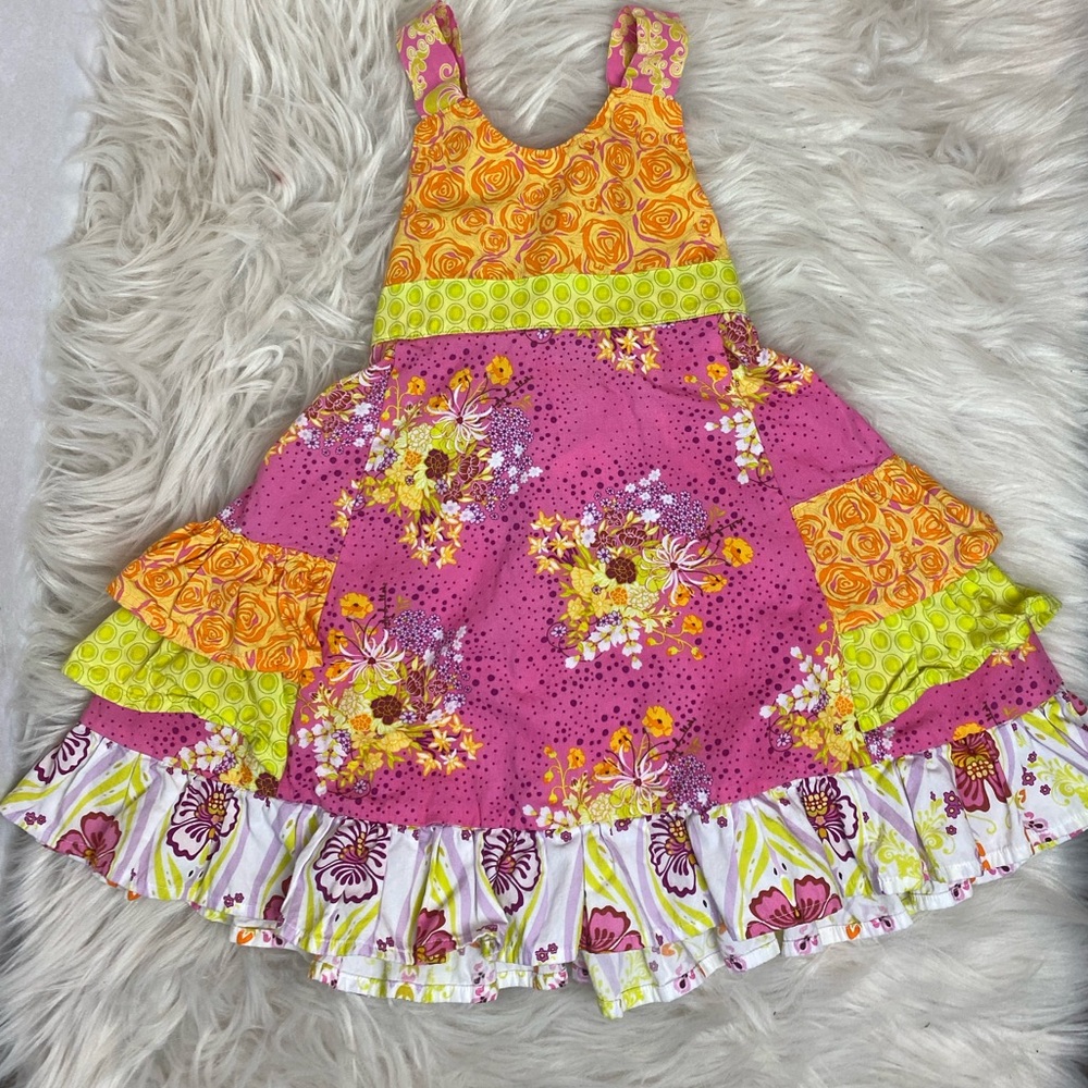 COPY -Funky patchworks tiered summer dress, 2T